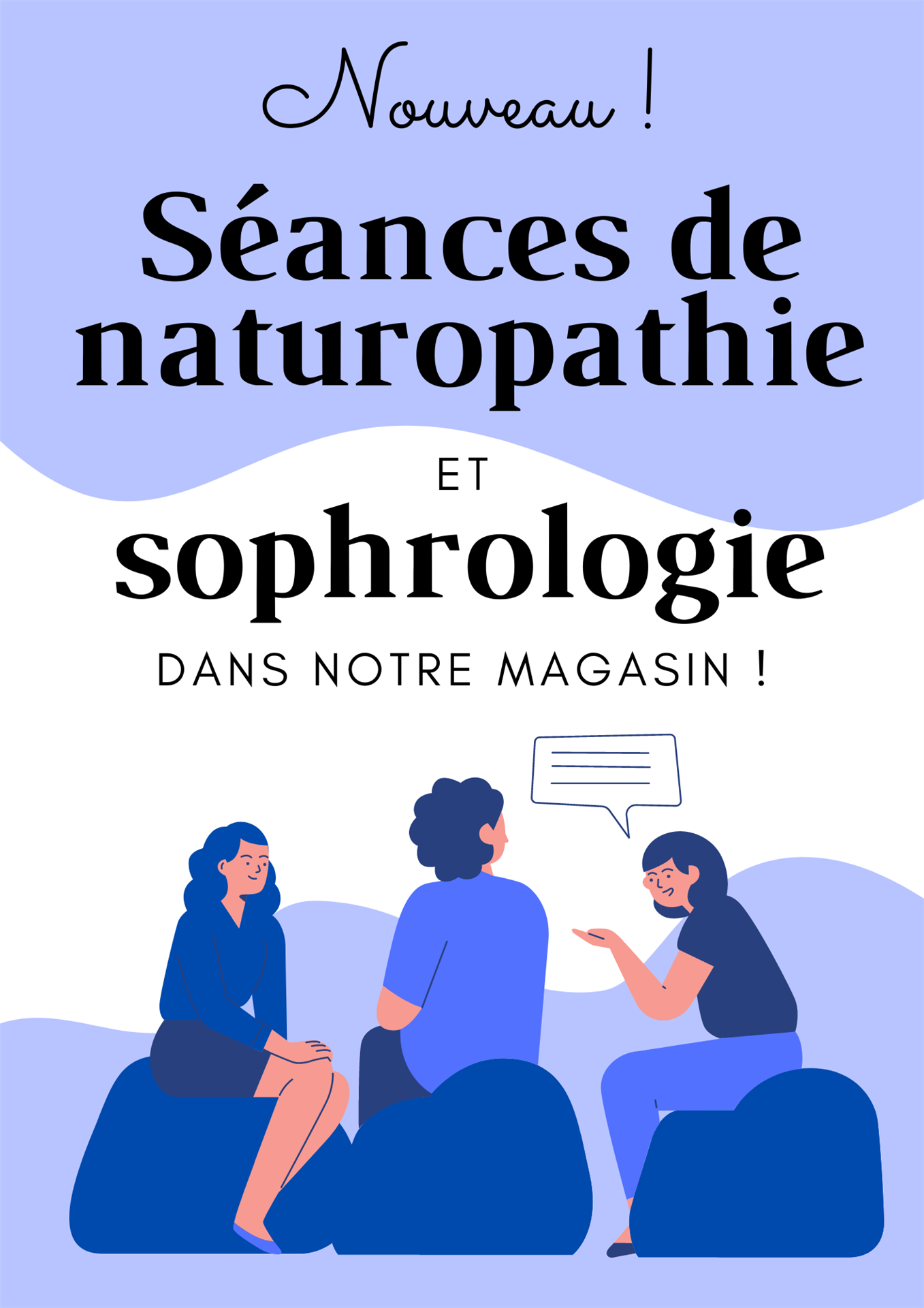 Séances de naturopathie et de sophrologie dans votre magasin