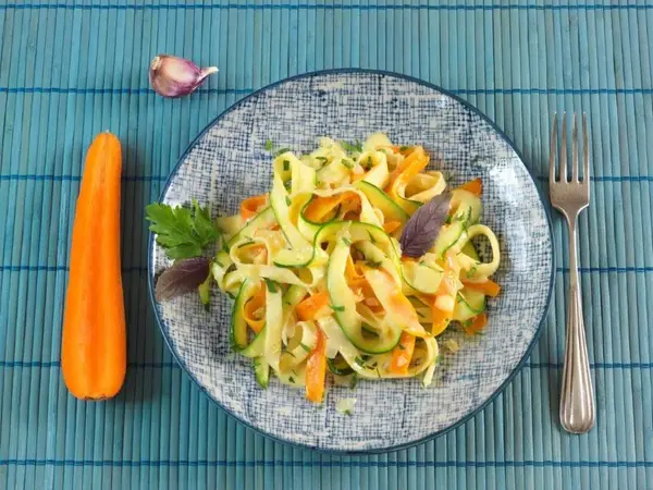 Tagliatelles multicolores 